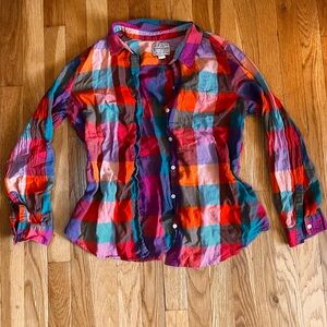 Old Navy Multicolor Plaid Shirt